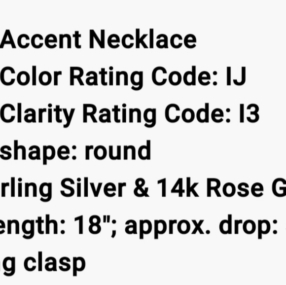 Diamond Accent neclace - Picture 4 of 9